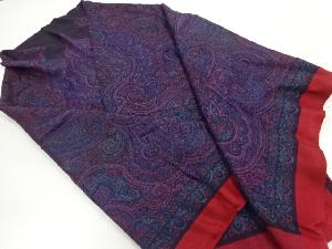 花更紗模様織出しショール